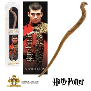 Viktor Krum Toy Wand with 3D Bookmark - SIGNED by the actor Stanislav Yanevski NN6330 